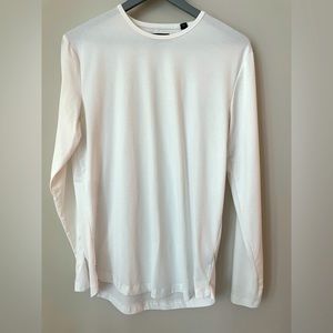 Cuts Clothing White Long Sleeve T-Shirt
